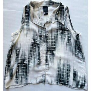 Swell Girls Casual Active In a Daze Tie Dye Top Button Down Shirt